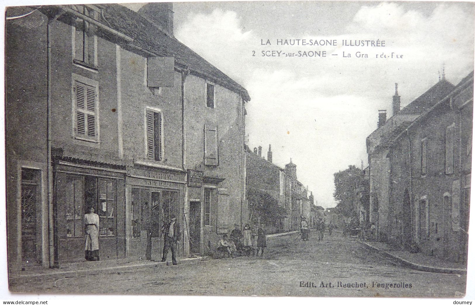 LA GRANDE RUE - SCEY Sur SAONE - Scey-sur-Saône-et-Saint-Albin