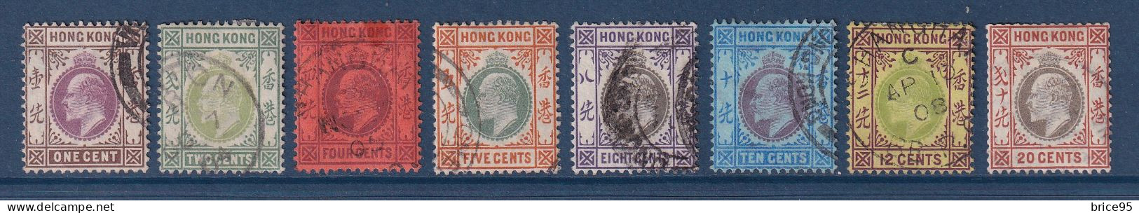 Hong Kong - YT N° 62 à 69 - Oblitéré - 1903 - Usados