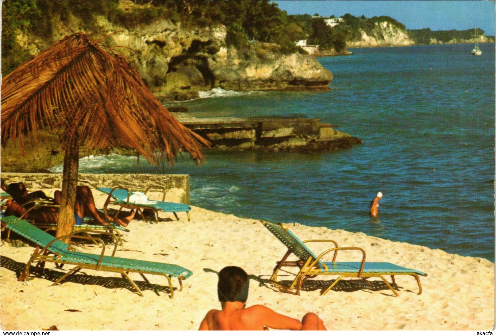 CPM Auberge De La Vieille Tour La Plage De L'hotel GUADELOUPE (839822) - Autres & Non Classés