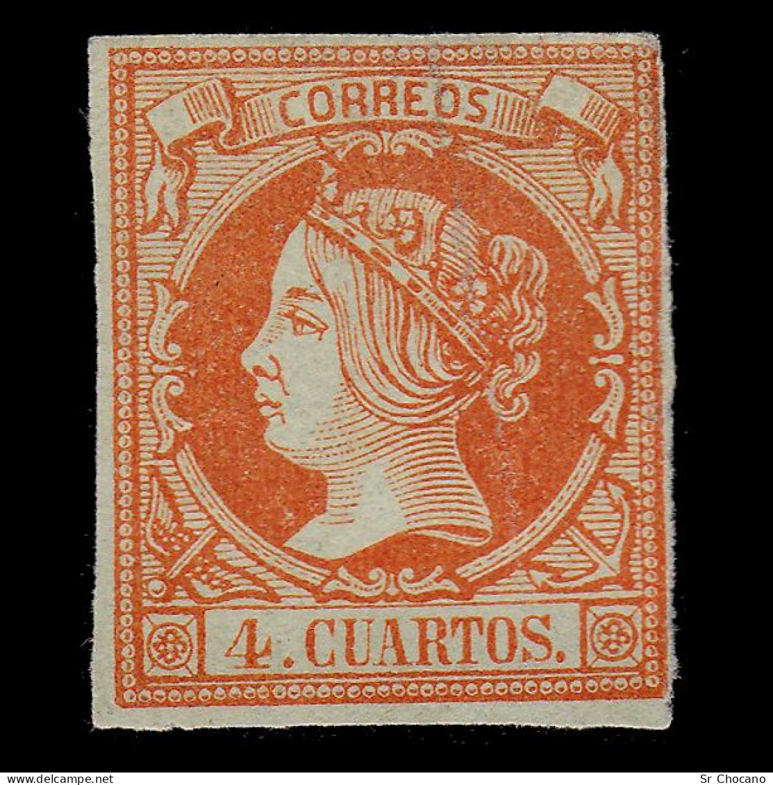 ISABEL II.1860.4cu.MNG.Edifil 52 - Nuevos