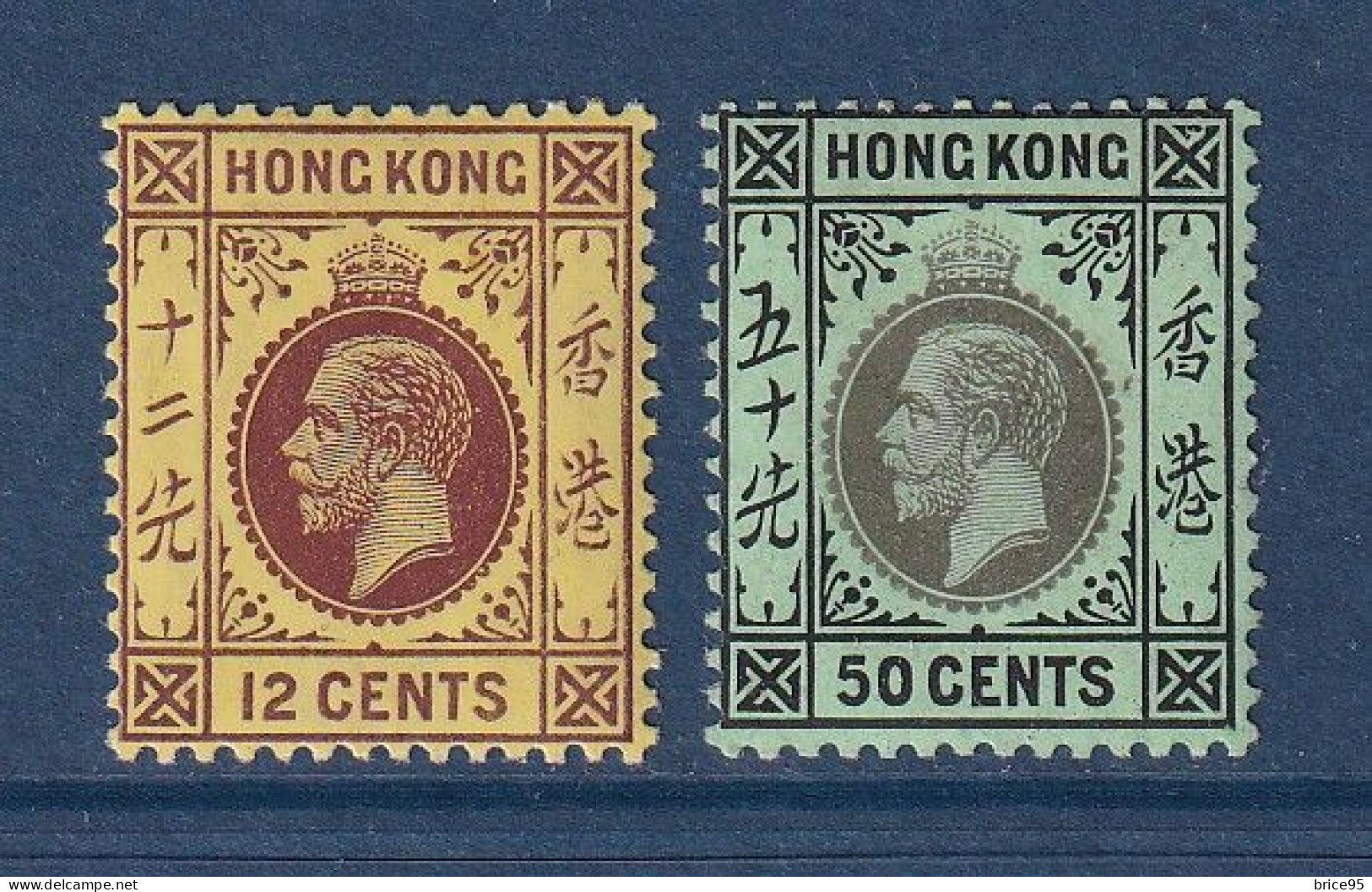 Hong Kong - YT N° 115 Et 116 * - Neuf Avec Charnière - 1912 à 1921 - Unused Stamps