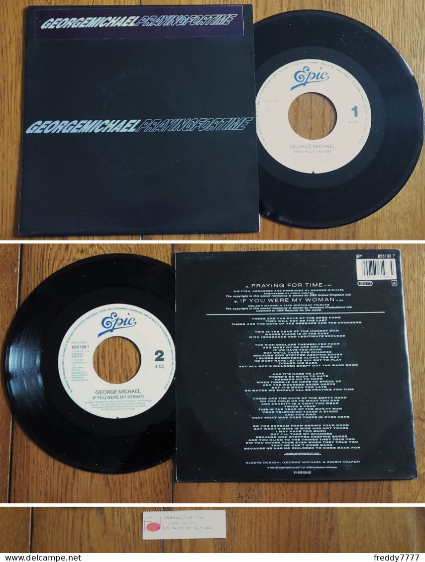 RARE Dutch SP 45t RPM (7") GEORGE MICHAEL «Praying For Time» (1990) - Collector's Editions