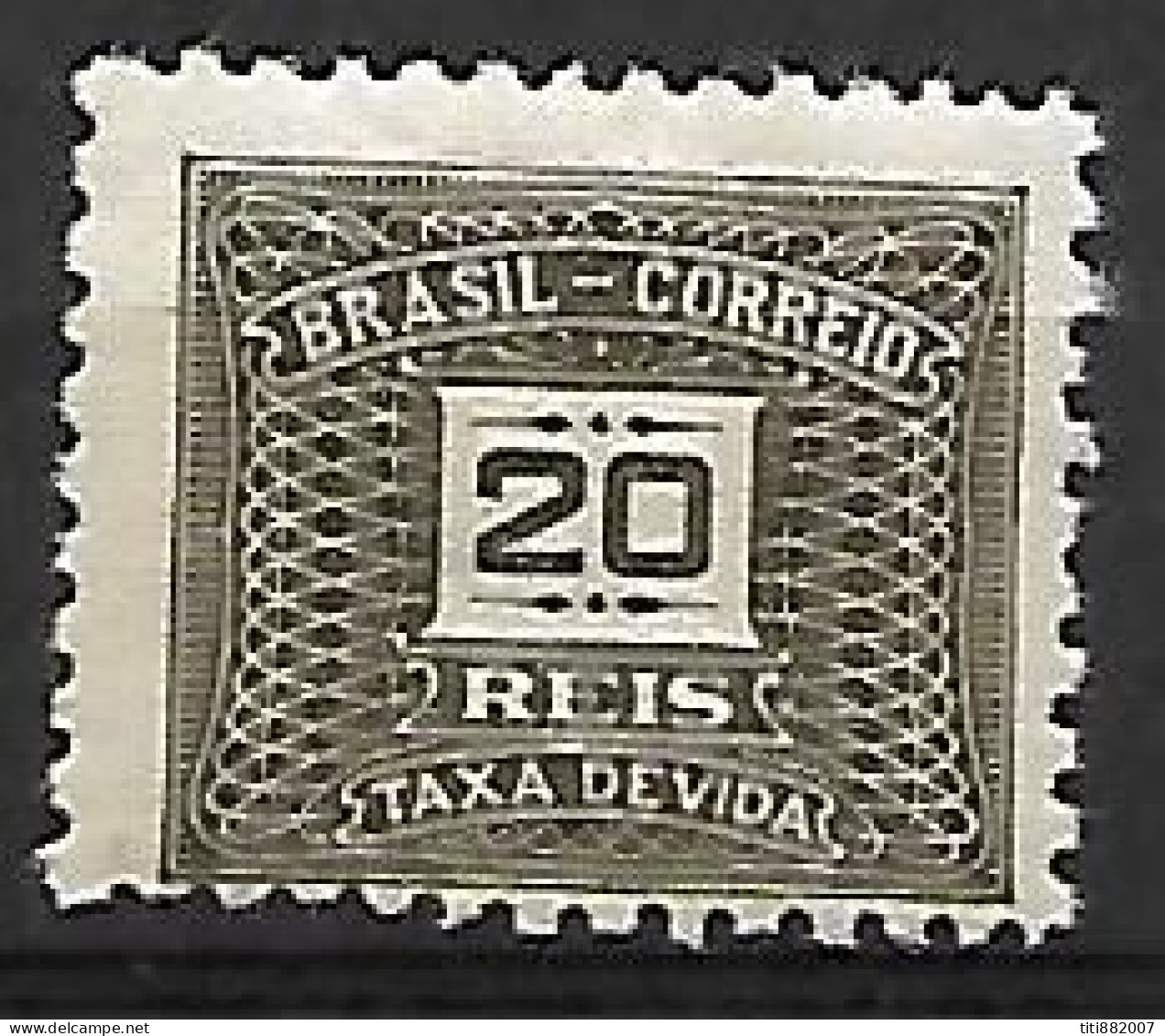 BRESIL   -   Taxe   -  1919 .   Y&T N° 42 * . - Strafport