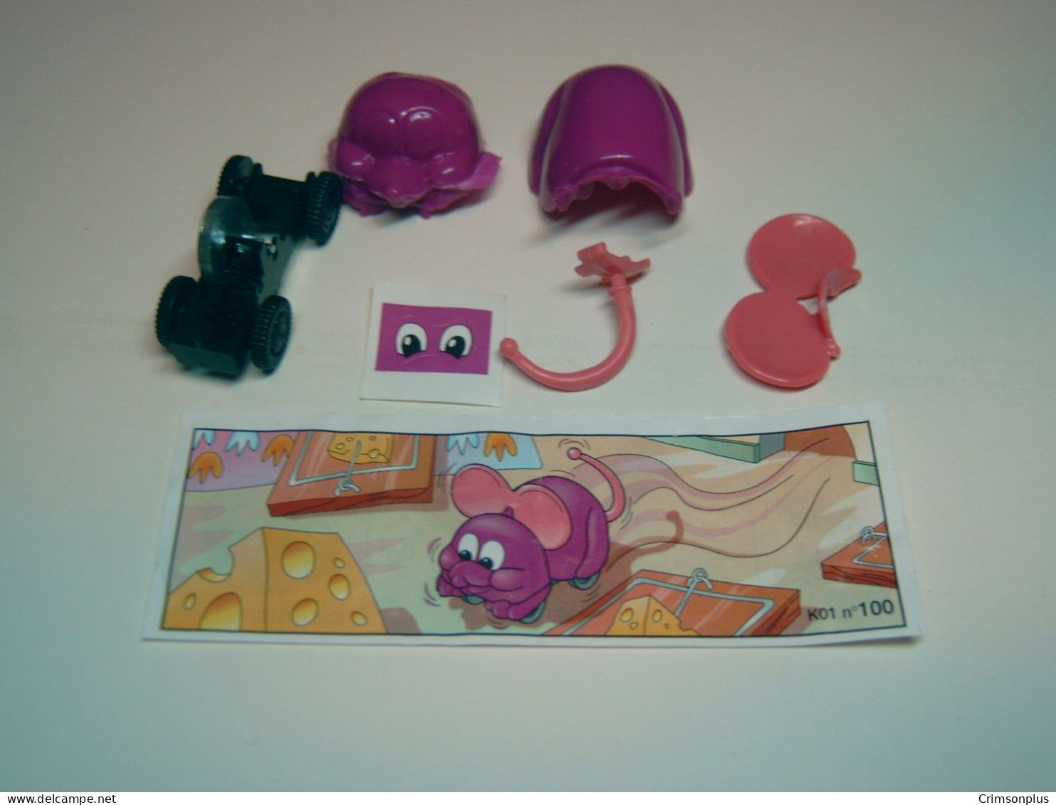 2001 Ferrero - Kinder Surprise - K01 100 - Motorized Mouse + BPZ - Monoblocs