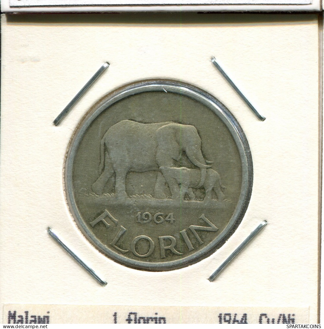 1 FLORIN 1964 MALAWI Pièce #AS318.F - Malawi