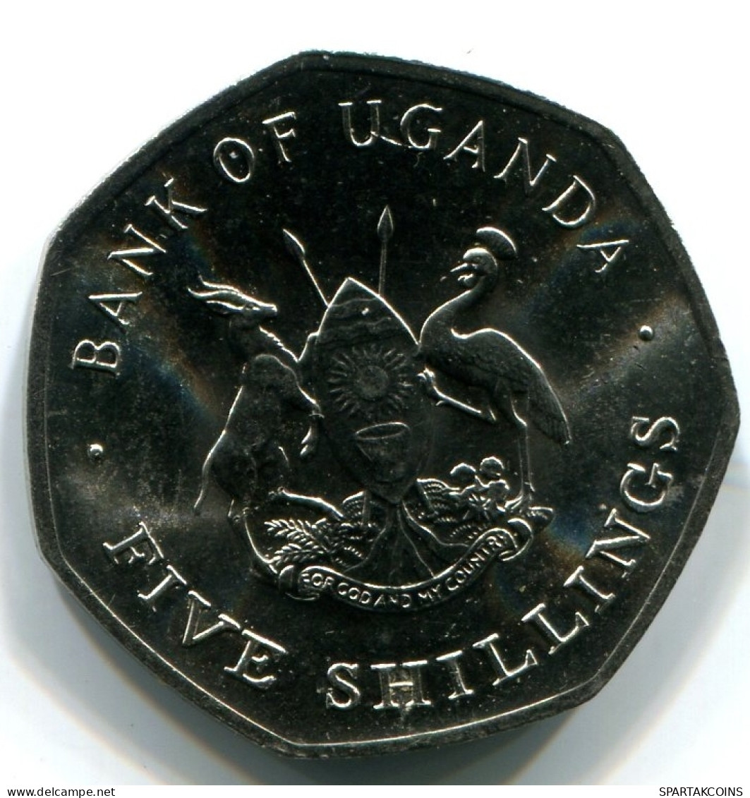 5 SHILLINGS 1987 OUGANDA UGANDA UNC Pièce #W11143.F - Ouganda