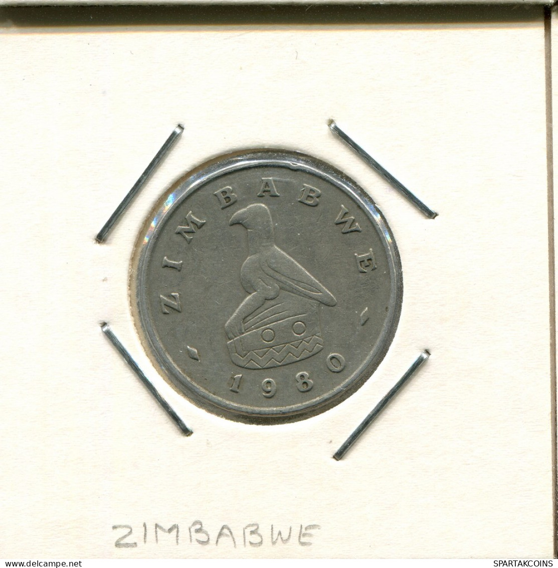 20 CENTS 1980 ZIMBABWE Pièce #AS039.F - Simbabwe
