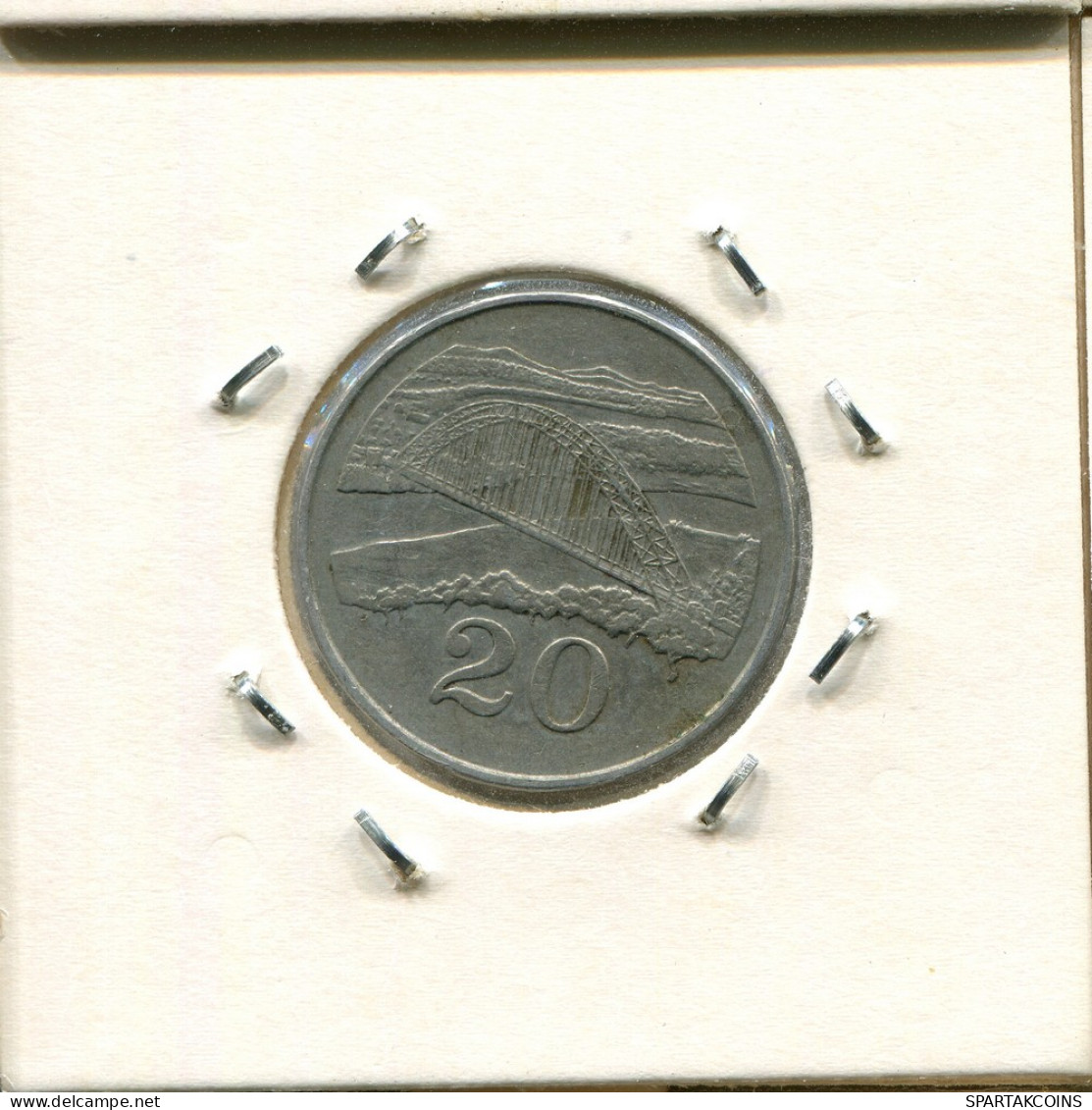 20 CENTS 1980 ZIMBABWE Pièce #AS039.F - Simbabwe