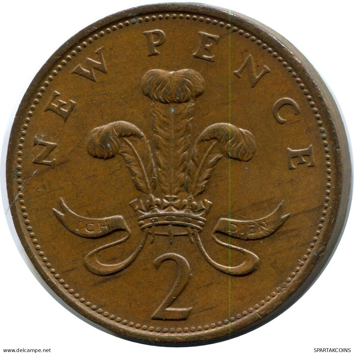 2 PENCE 1978 UK GREAT BRITAIN Coin #AX078.U - 2 Pence & 2 New Pence
