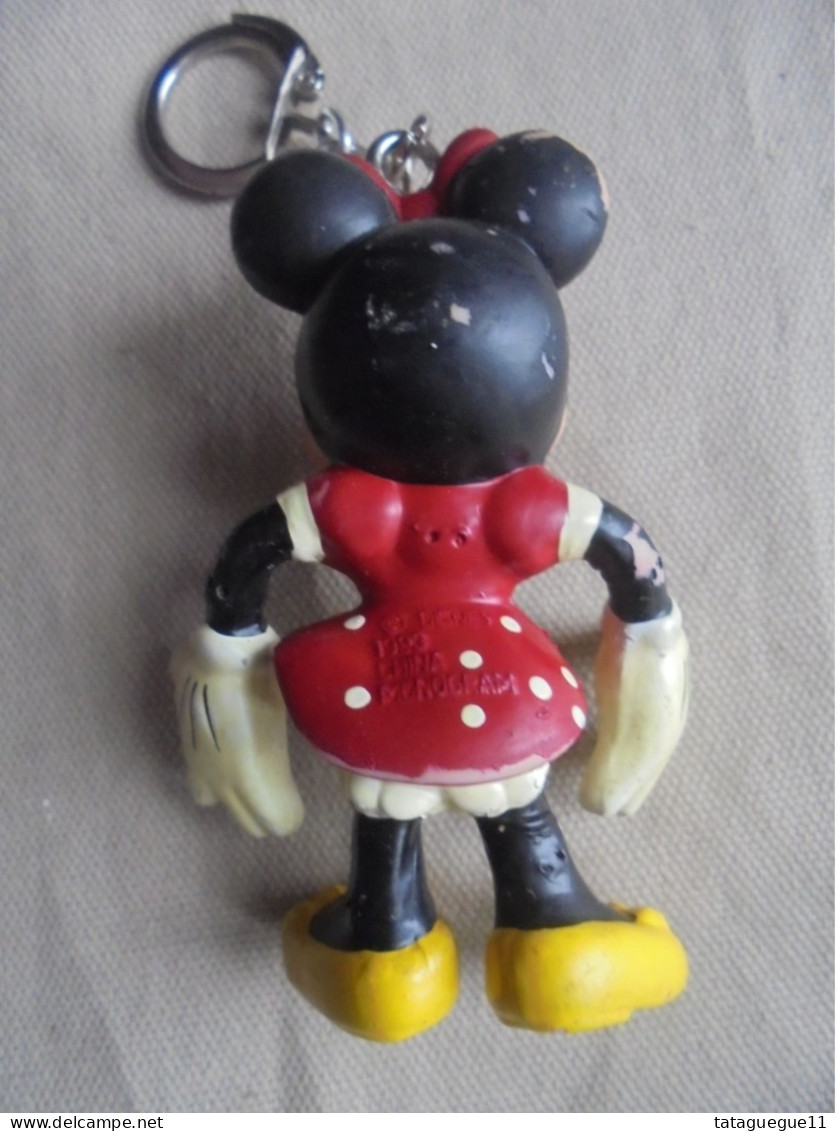 Ancien - Porte-clés Figurine Minnie Disney 1993 - Disney