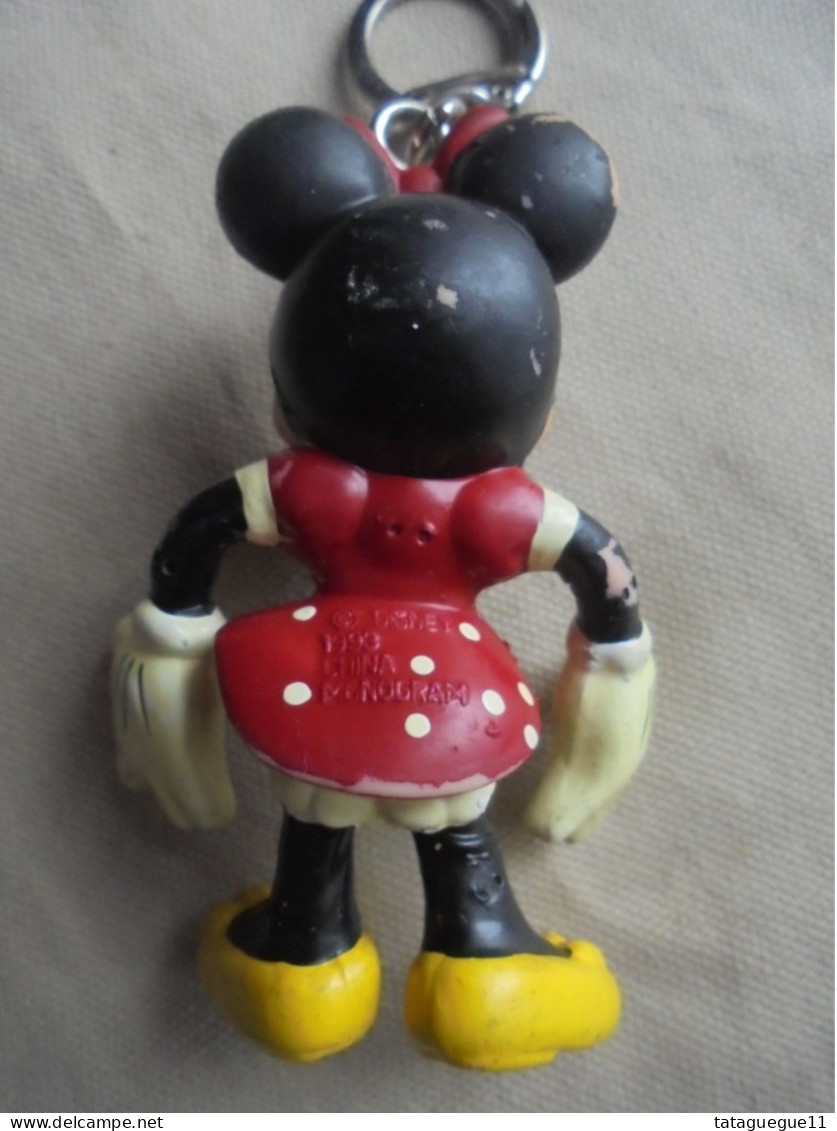 Ancien - Porte-clés Figurine Minnie Disney 1993 - Disney