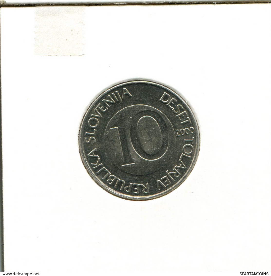 10 TOLARJEV 2000 SLOVÉNIE SLOVENIA Pièce #AS574.F - Slovénie