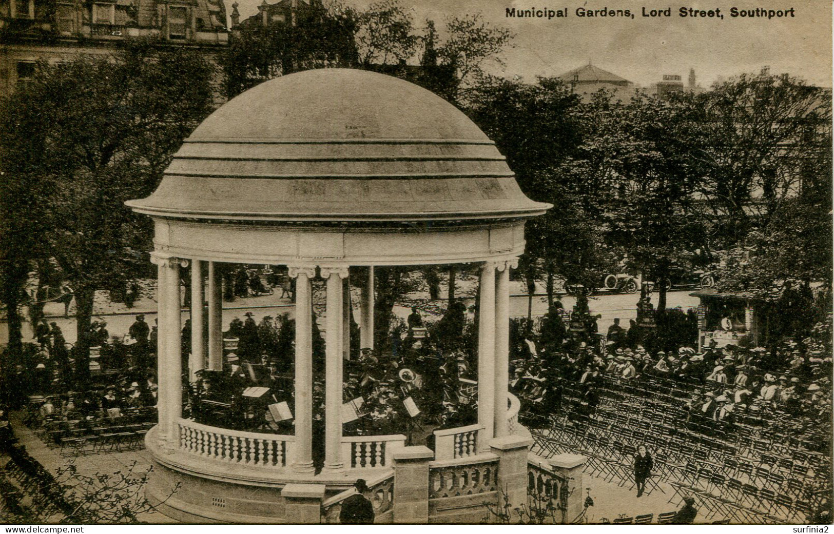 LANCS - SOUTHPORT - LORD STREET, MUNICIPAL GARDENS (Bandstand)   La3974 - Southport