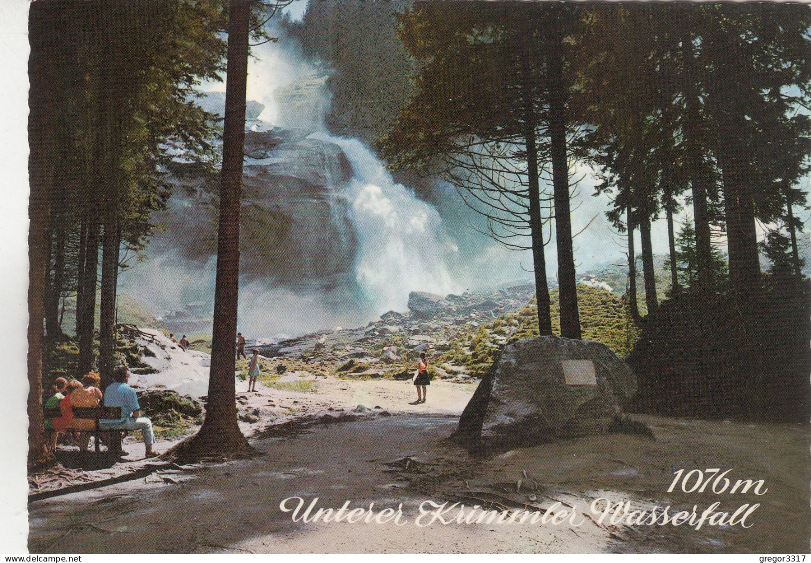 C7712) KRIMML - Gruß Von De KRIMMLER Wasserfällen - Unterer Krimmler Wasserfall U. Stempel HAUS HANKE - Krimml