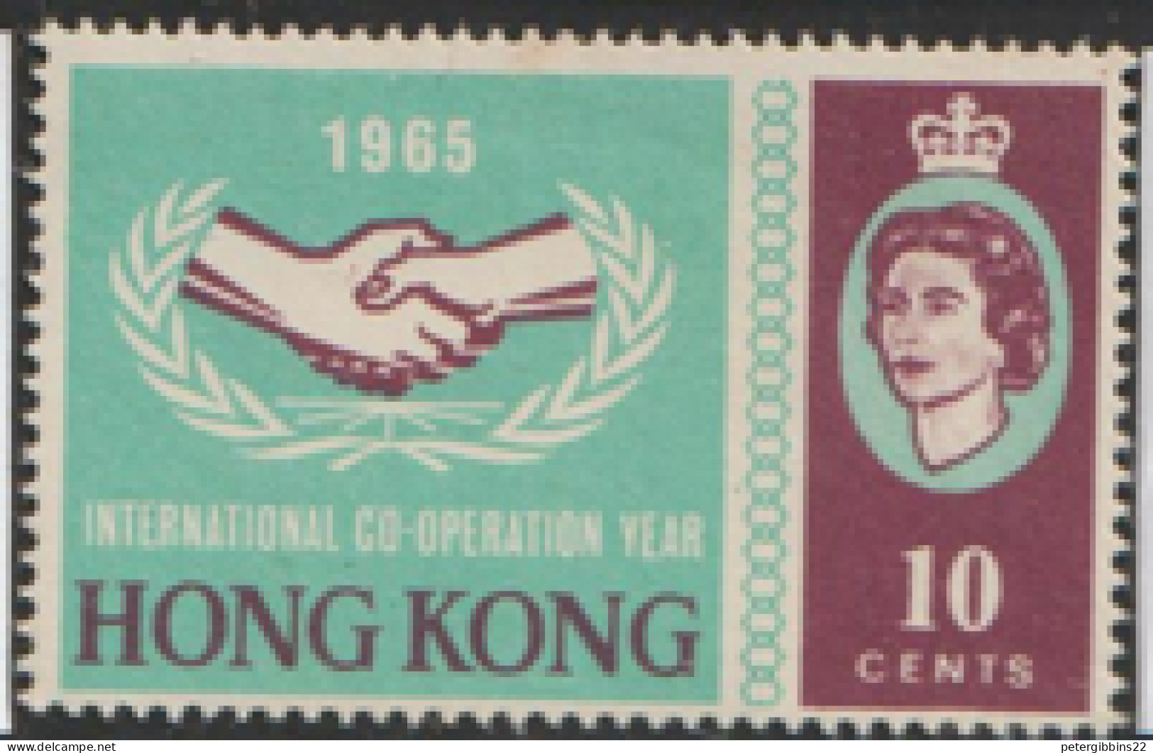 Hong Kong 1965   SG  216  1c  I C Y Mounted Mint  - Ongebruikt