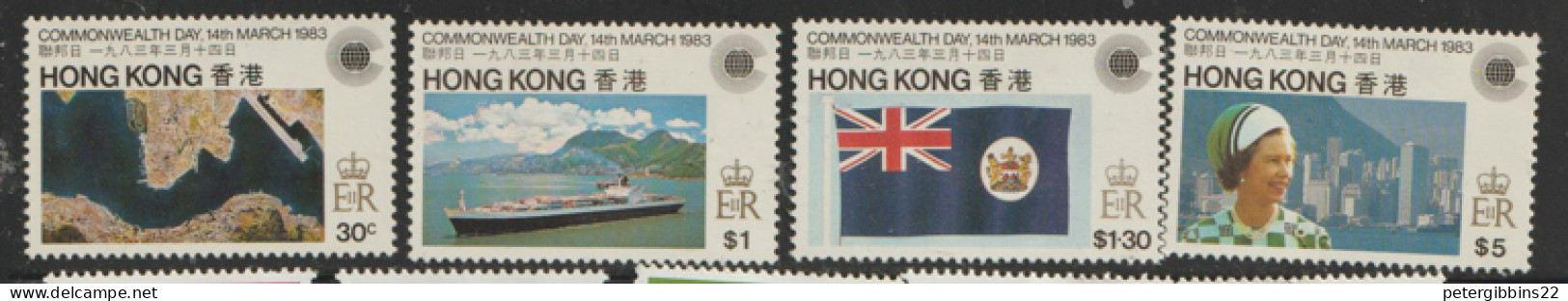 Hong Kong  1983 SG  438-41  Commonwealth Day Mounted Mint  - Unused Stamps