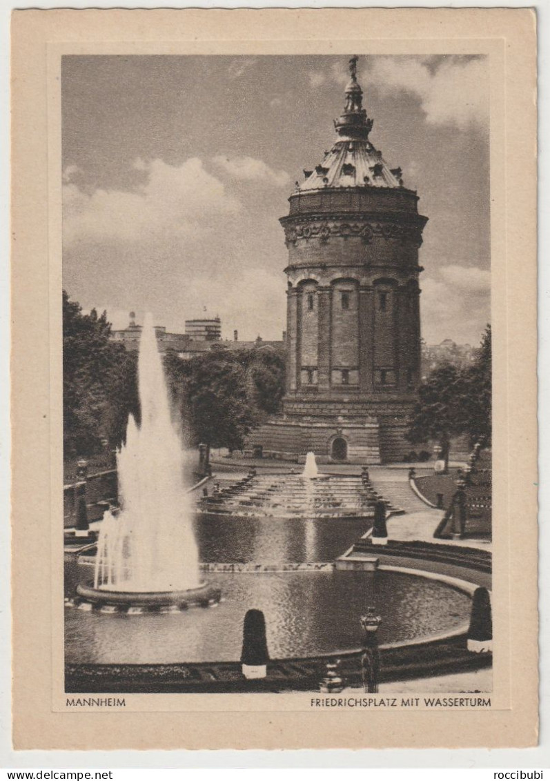 Mannheim, Friedrichsplatz Mit Wasserturm, Baden-Württemberg - Mannheim