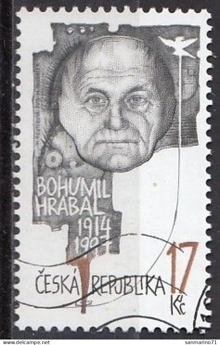 CZECH REPUBLIC 800,used,falc Hinged - Gebraucht