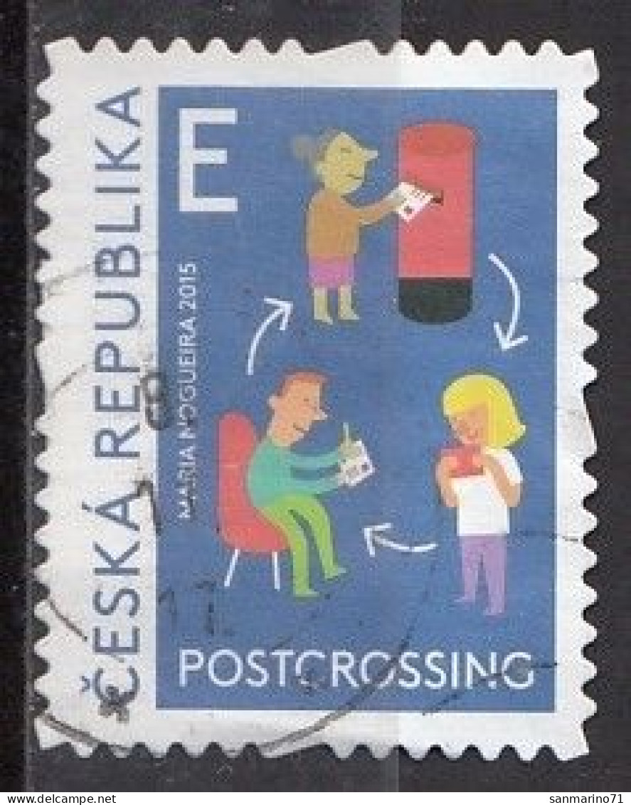 CZECH REPUBLIC 857,used,falc Hinged - Usati