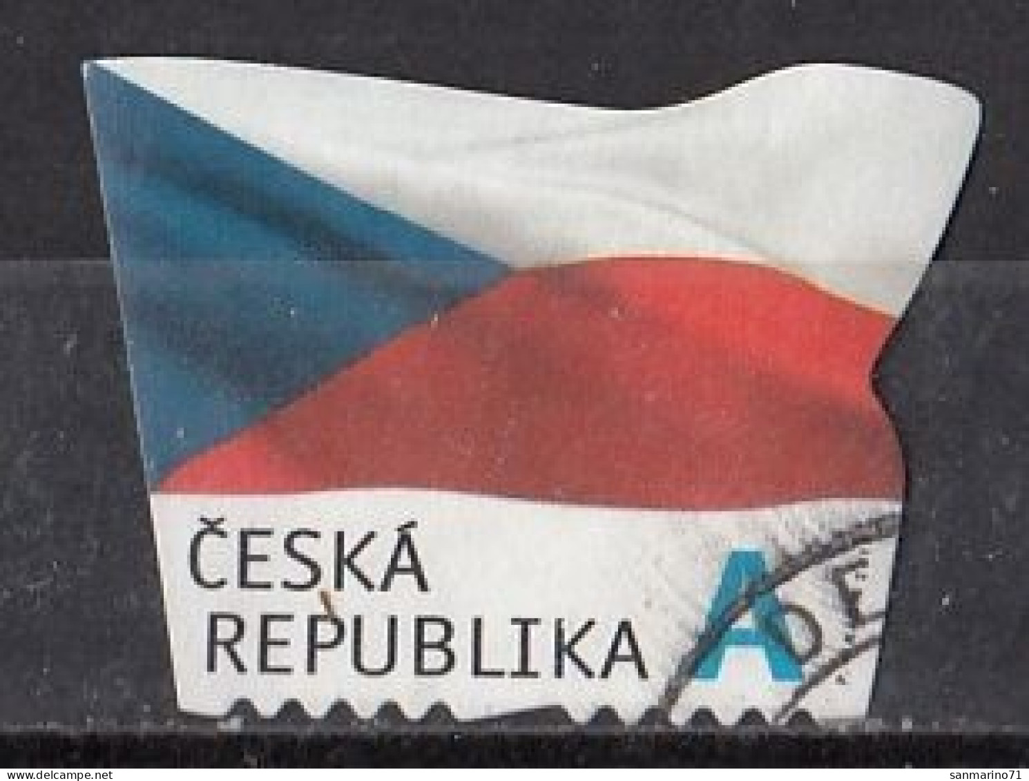 CZECH REPUBLIC 865,used,falc Hinged - Gebruikt