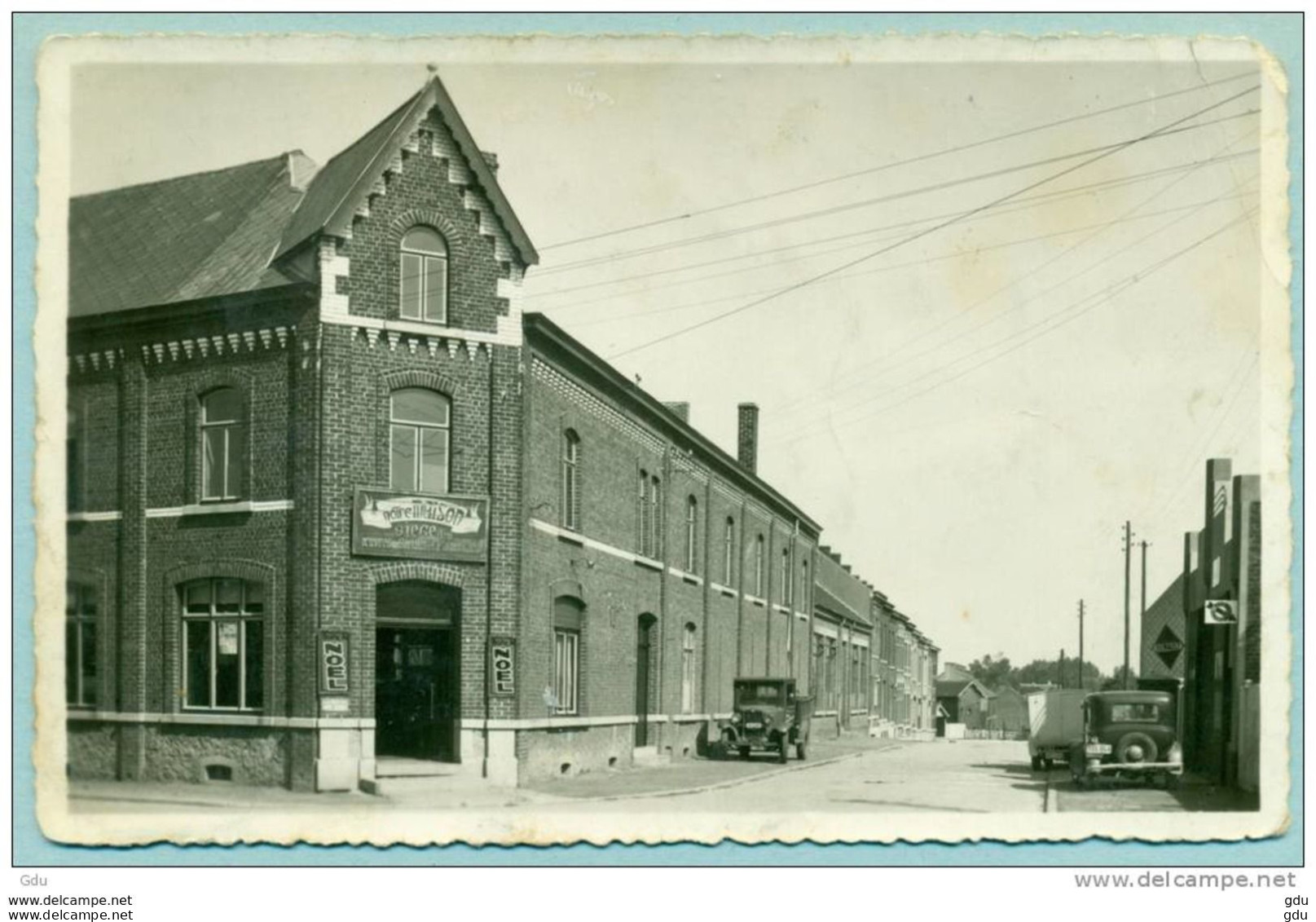 Erquelinnes  ' Cercle Catholique ' Voyagé 1950  Rare - Erquelinnes