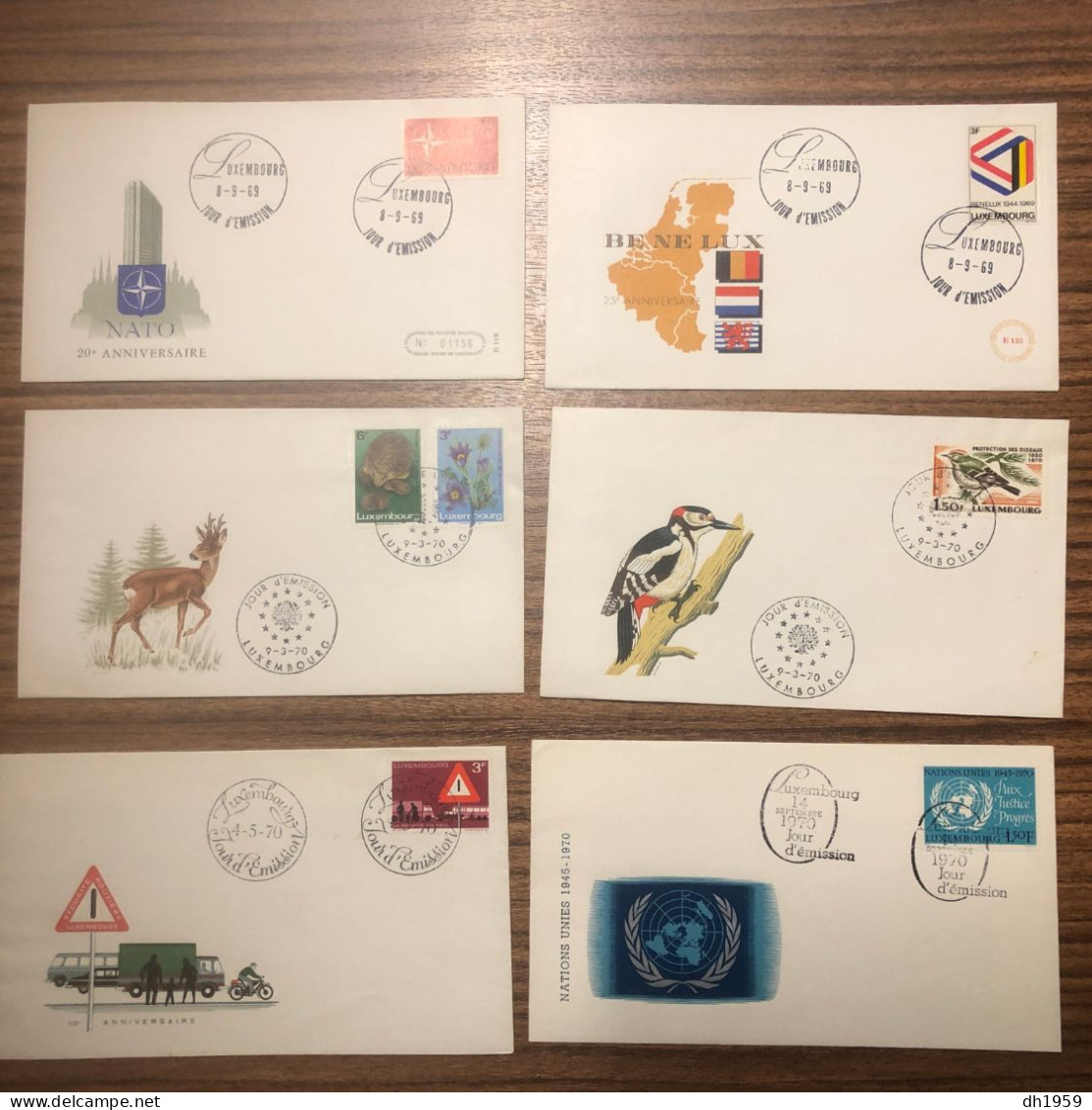 LOT env. 100x  DOCUMENTS DIVERS LUXEMBOURG ENTIERS FDC CARTE MAXIMUM ESCRIME DUCHESSE CHARLOTTE UPU EUROPA VOL