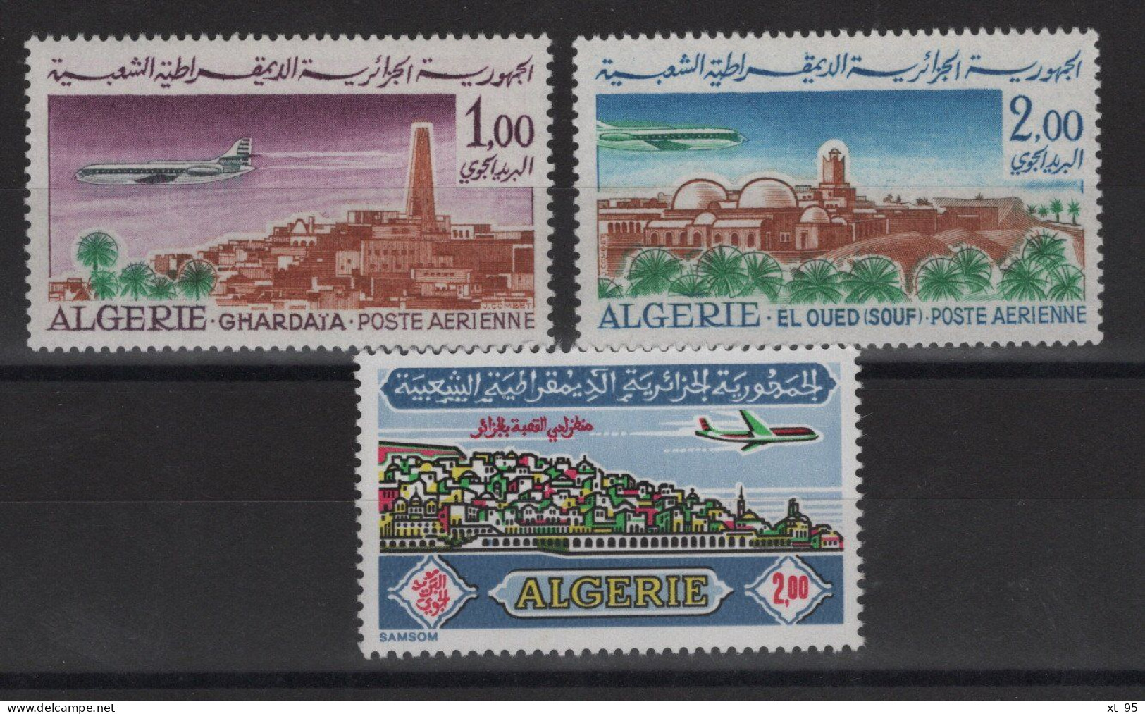 Algerie - PA N°15 + 16 + 18 - Cote 8.55€ - ** Neuf Sans Charniere - Algérie (1962-...)