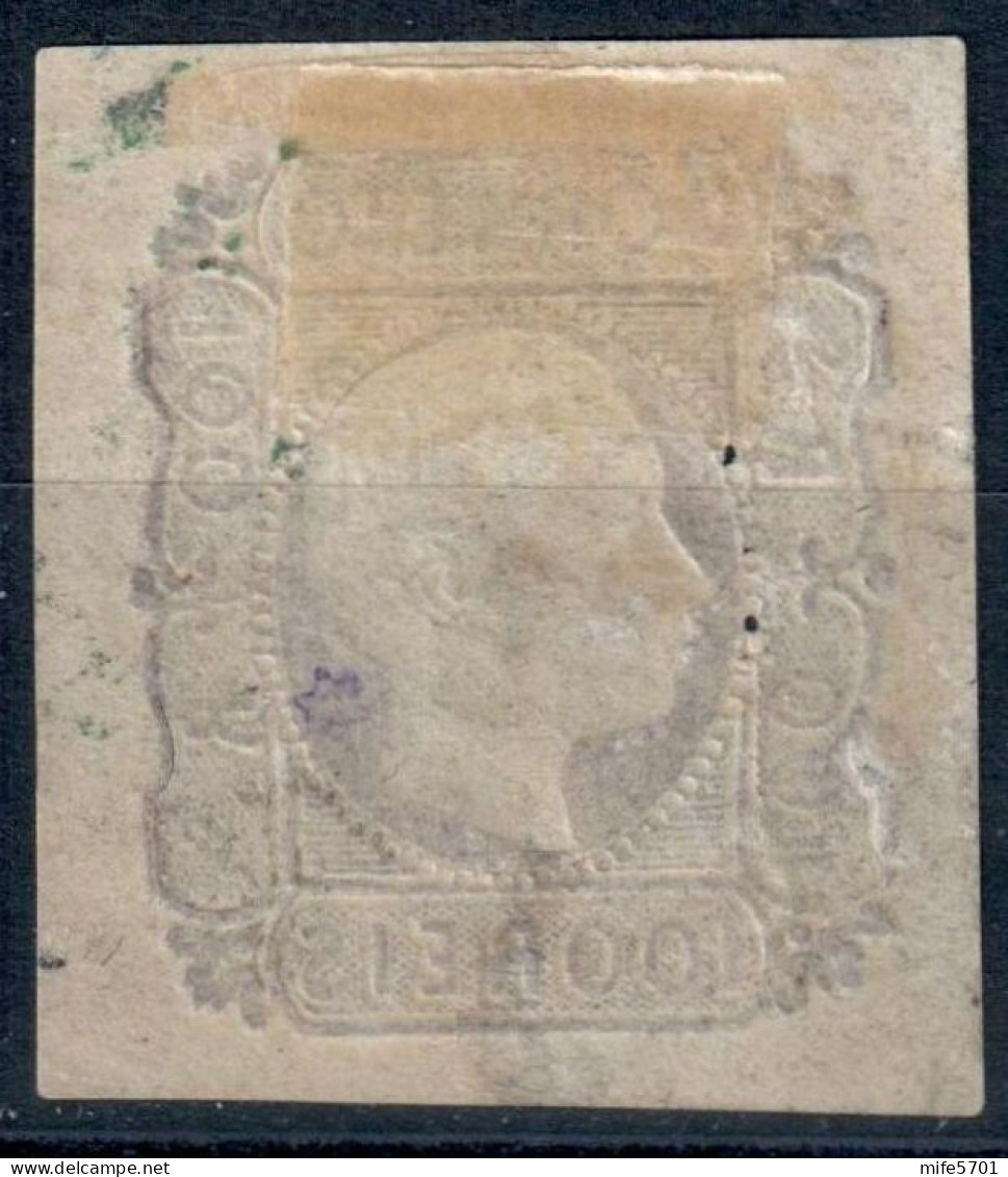 PORTUGAL 1862 IMAGE KING LOUIS I WITH FACE TO THE LEFT 100 REIS - NEW MLH * MICHEL 16 - UNIFICATO 17 - Nuevos