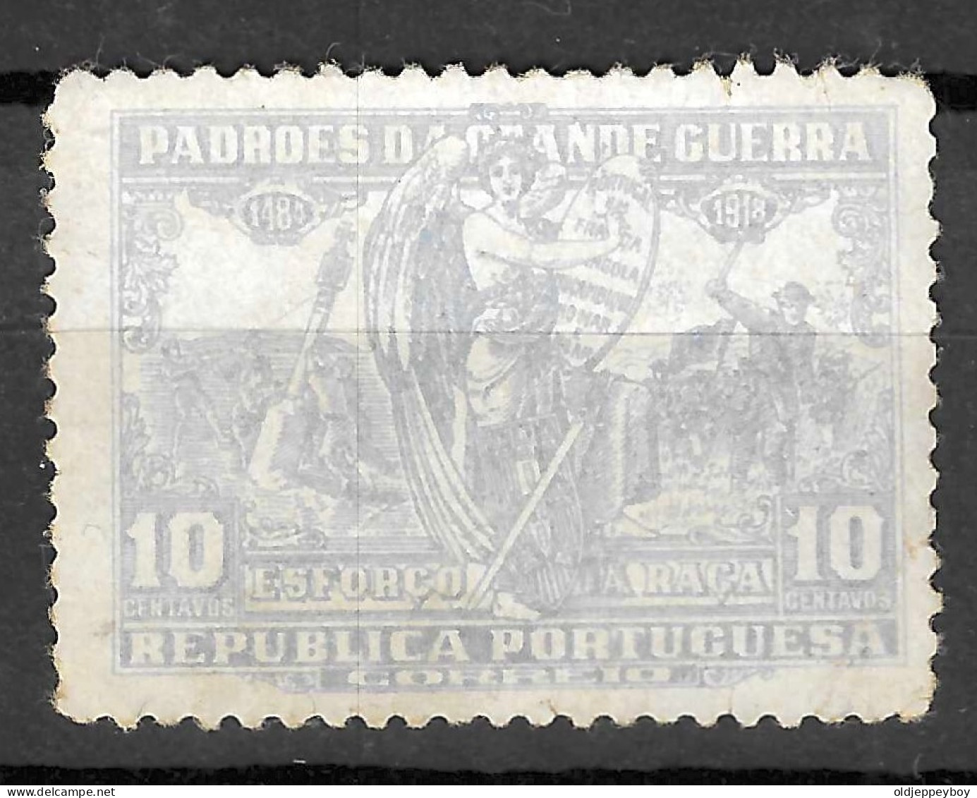 Portugal 1925 Postal Tax Padroes 1918 10 Centavos - Neufs