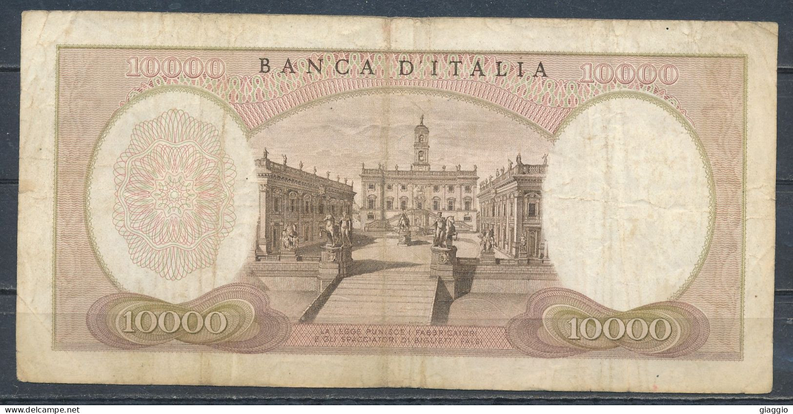 °°° ITALIA - 10000 LIRE MICHELANGELO 04/01/1968 SERIE L °°° - 10.000 Lire