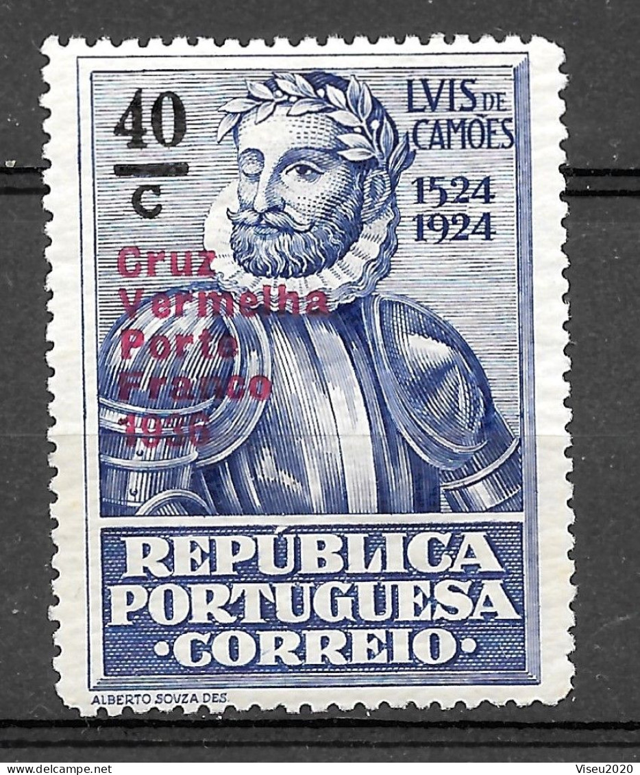 Portugal Porte Franco - 1936 - Selos Do 4º Centenário Do Nascimento De Luís De Camões (1924) Sobrecarregados - Afinsa 60 - Neufs