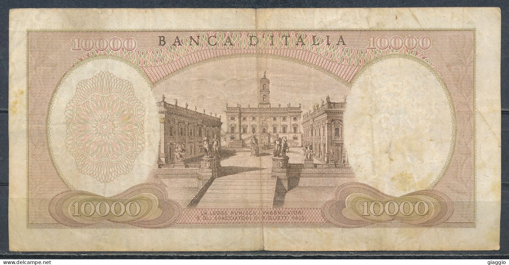 °°° ITALIA - 10000 LIRE MICHELANGELO 20/05/1966 SERIE N °°° - 10.000 Lire