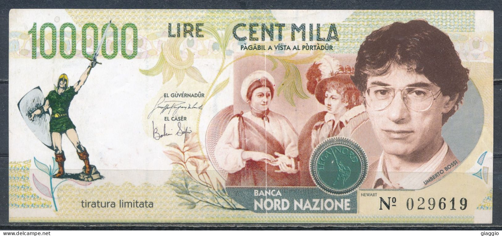 °°° ITALIA - 100000 BANCA NORD NAZIONE °°° - Autres & Non Classés