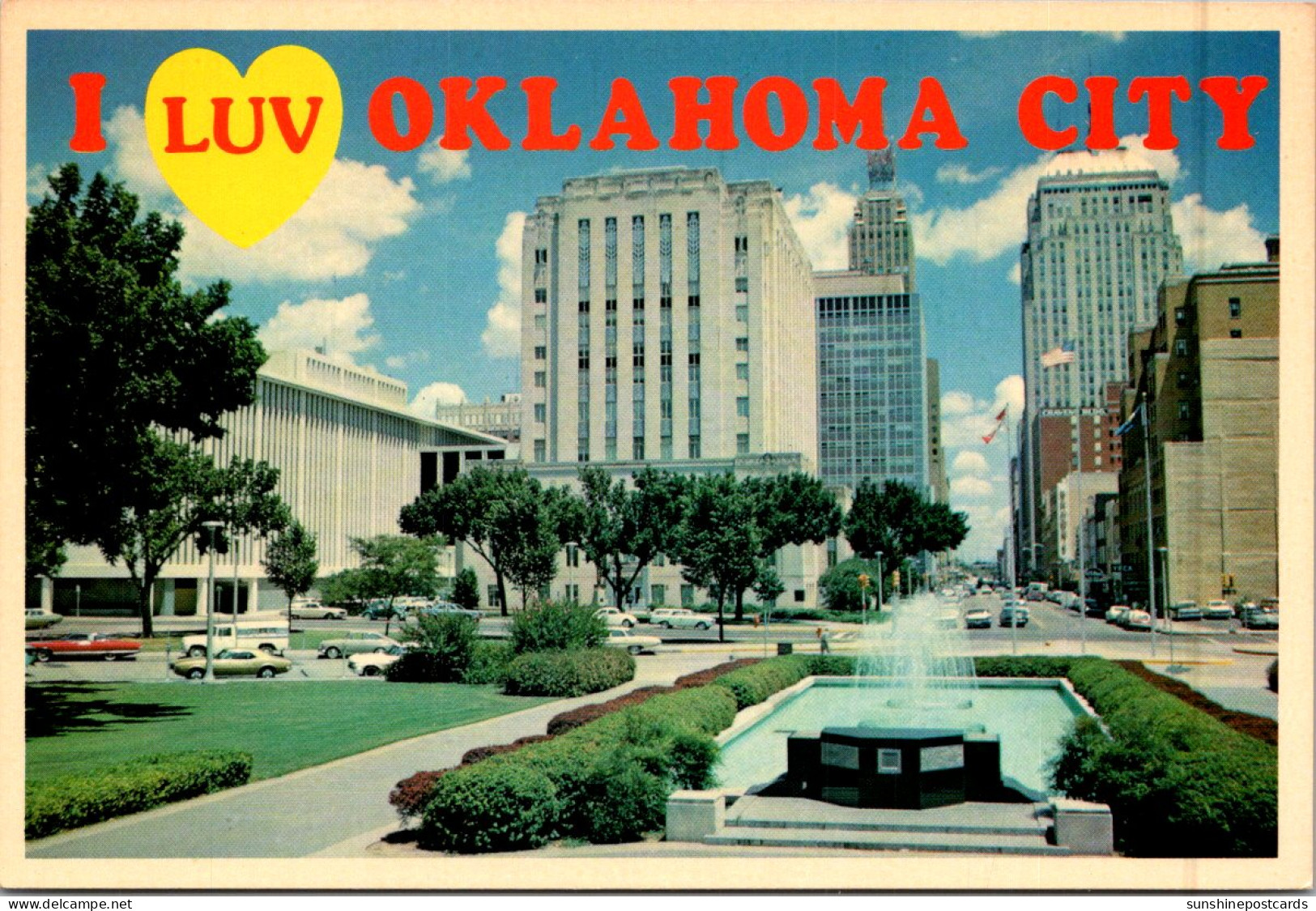 Oklahoma Oklahoma City View Of Downtown From Civic Center - Oklahoma City