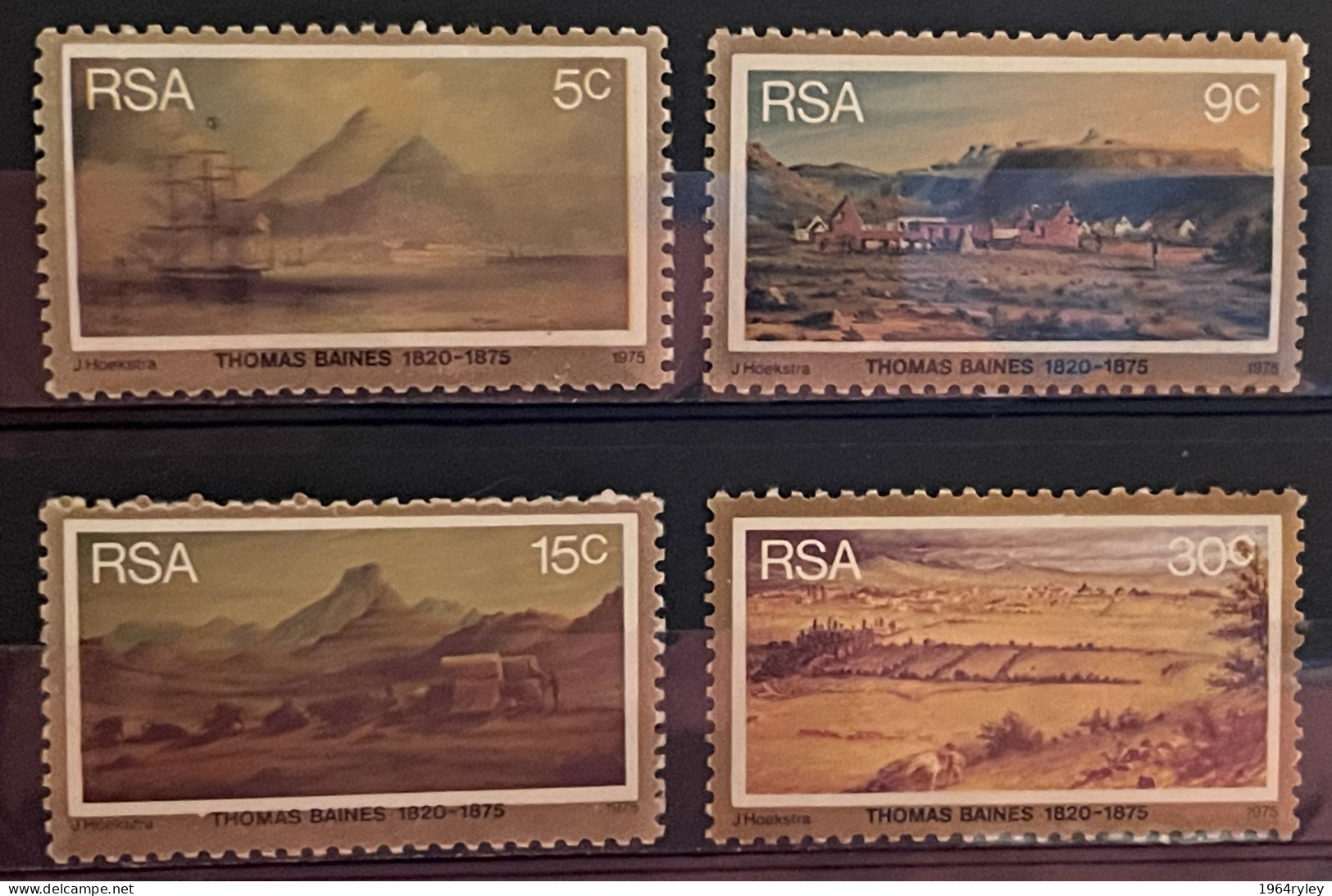 SOUTH AFRICA - MH*  - 1975 - # 472/478 - Ongebruikt