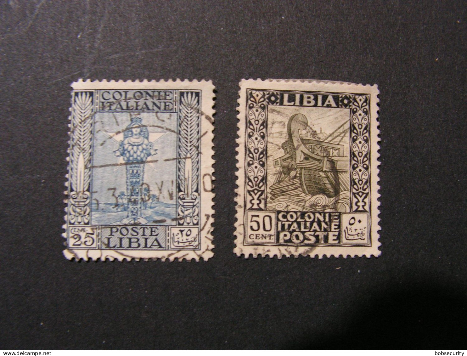 Libya Two Old Stamps - Libya