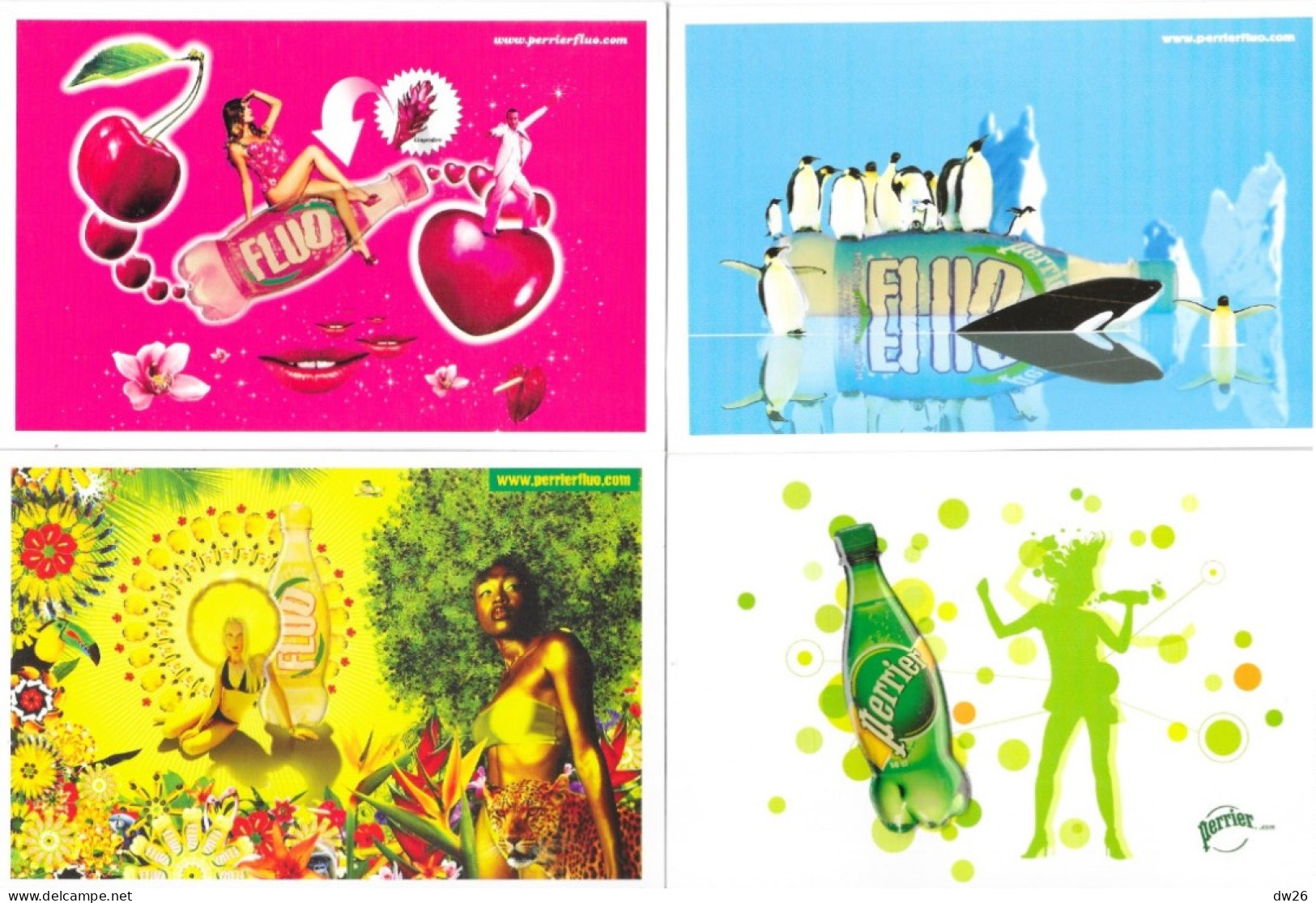 Lot De 140 Cartes Publicitaires (CPM) Publicité Voitures, Alcools, Perrier, Lingerie, Sports (Cyclisme) - 100 - 499 Postcards