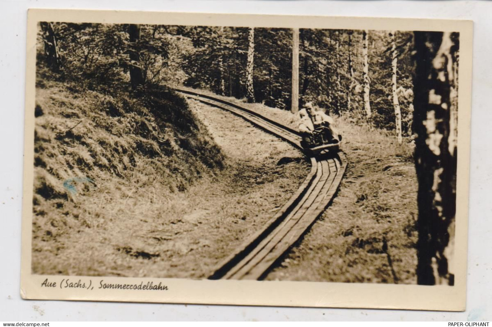 0-9400 AUE, Sommerrodelbahn, 1955 - Aue