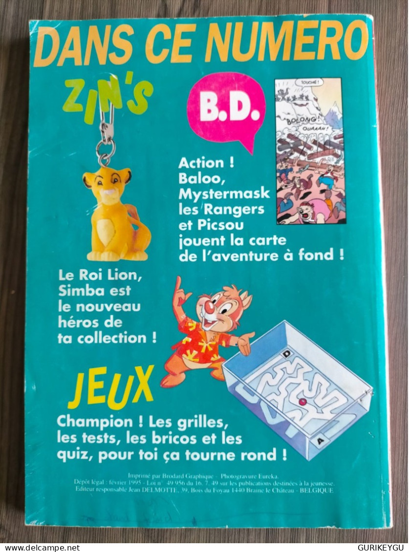 DISNEY CLUB Vacances MICKEY N° 17 La Bande A Picsou Mystermask Tic Et Tac  Jeux  100 Pages De 1995 - Mickey Parade