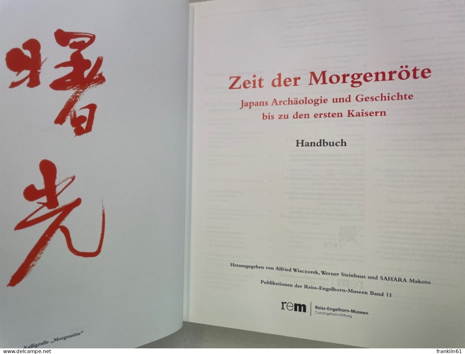 Zeit Der Morgenröte; Handbuch. - Arqueología