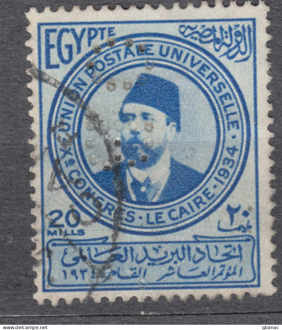 Egypt 1934 Mi#199 Used, Perfine - Usados