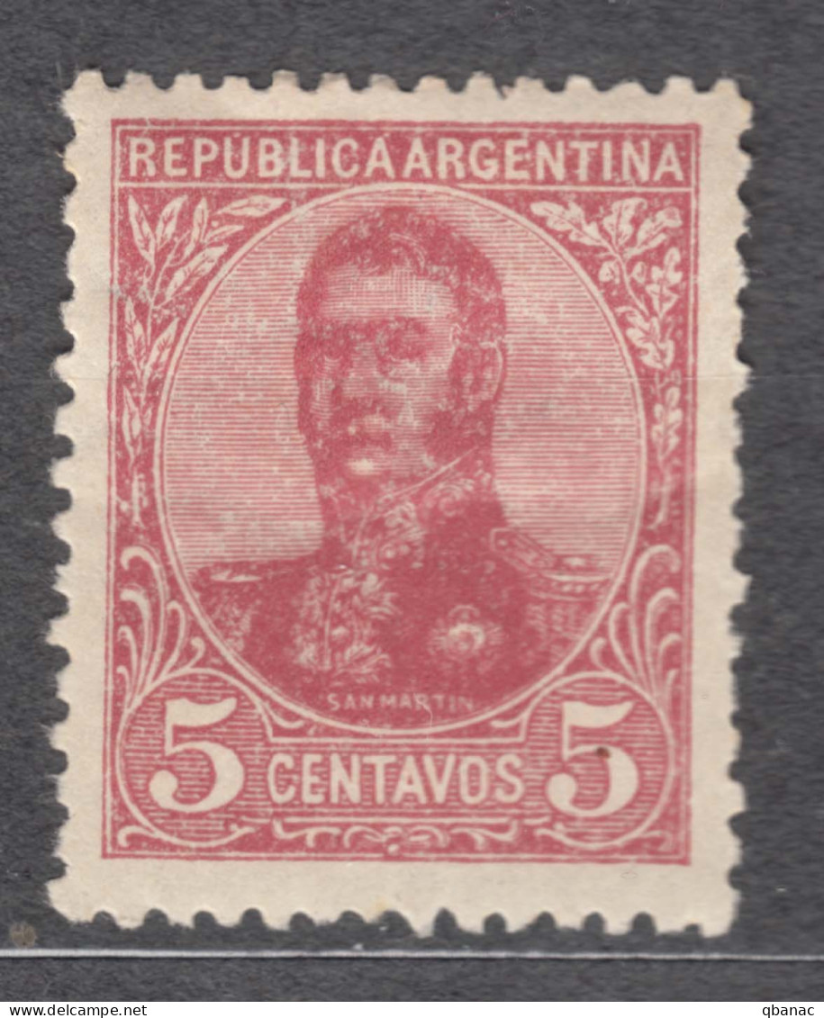 Argentina 1908/1909 Mi#126 Mint Hinged - Ungebraucht