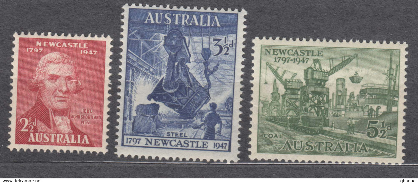 Australia 1947 Mi#179-181 Mint Never Hinged - Ongebruikt