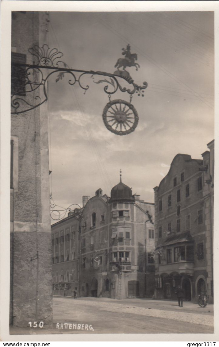 C7754) RATTENBERG - Alte Platzansicht Mit Tollen HAUS DETAILS Alt - Rattenberg