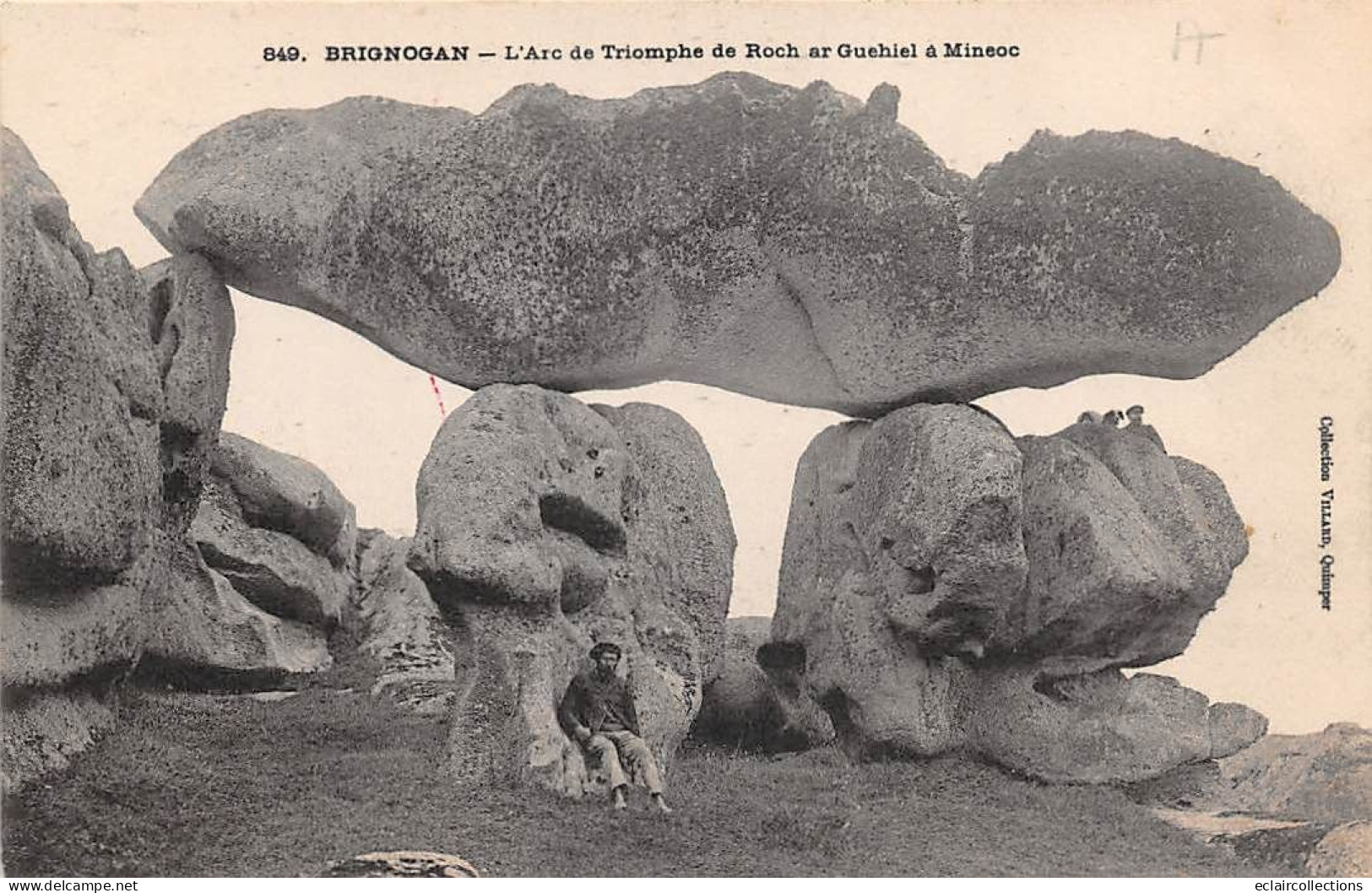 Brignogan       29           L' Arc De Triomphe De Roc Ar Guehiel à Minéoc    N° 849   (voir Scan) - Brignogan-Plage