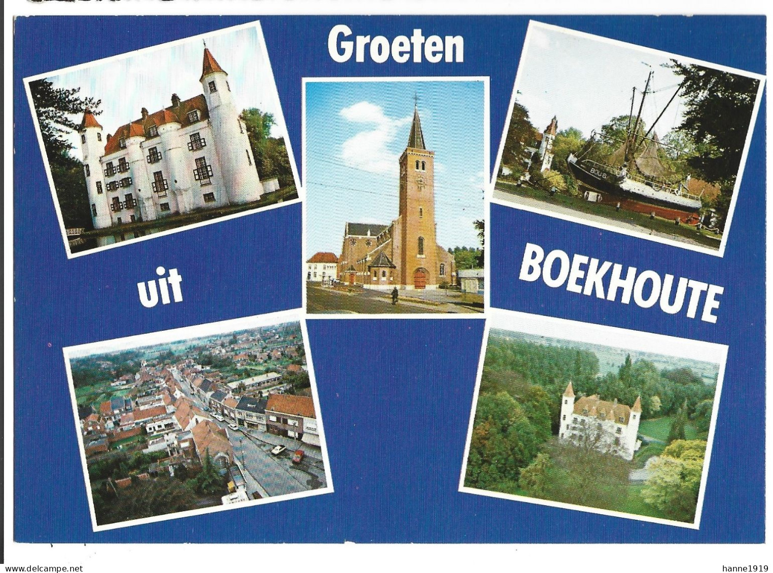 Boekhoute Foto Prentkaart Groeten Uit Boekhoute Htje - Assenede