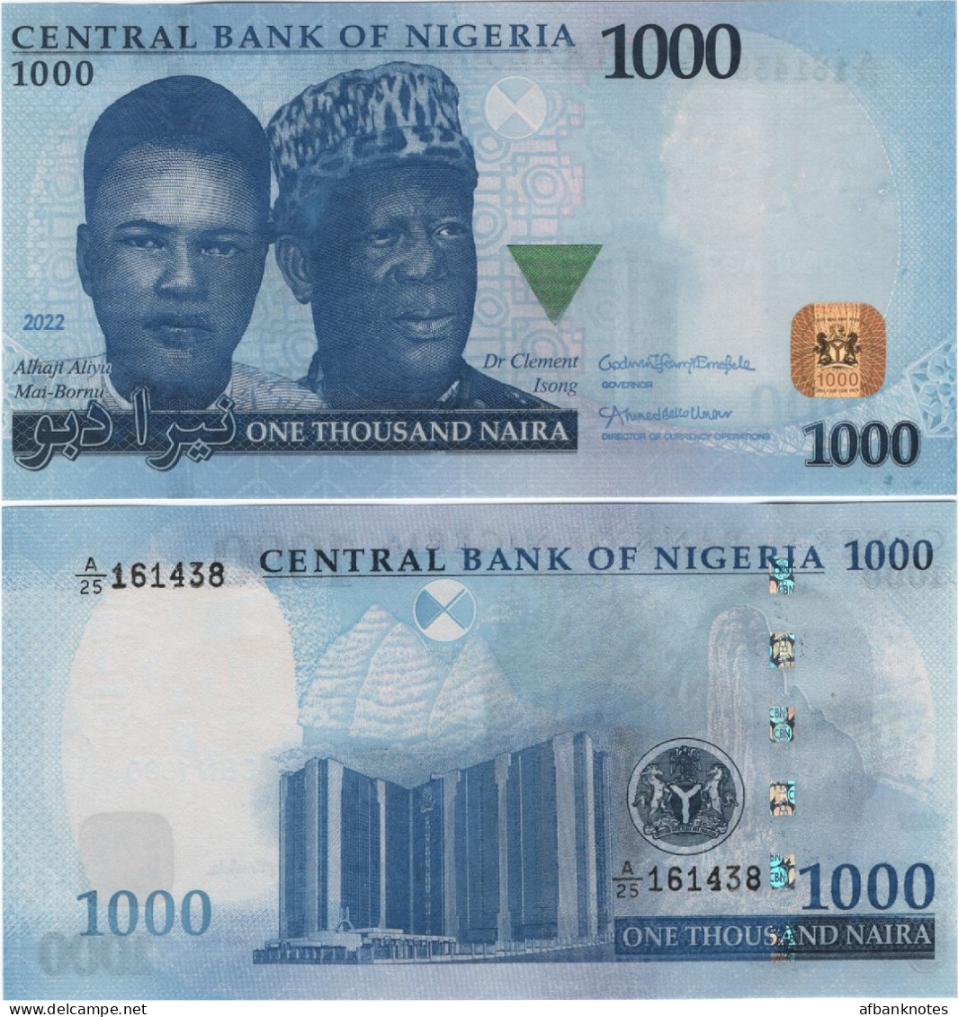 NIGERIA       1000 Naira       P-W49       2022        UNC - Nigeria