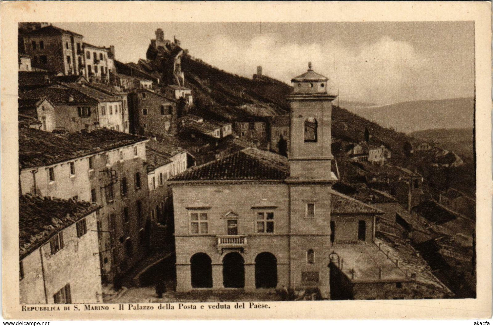 CPA Republica Di S.Marino II Palazzo Della Posta ITALY (802979) - San Marino