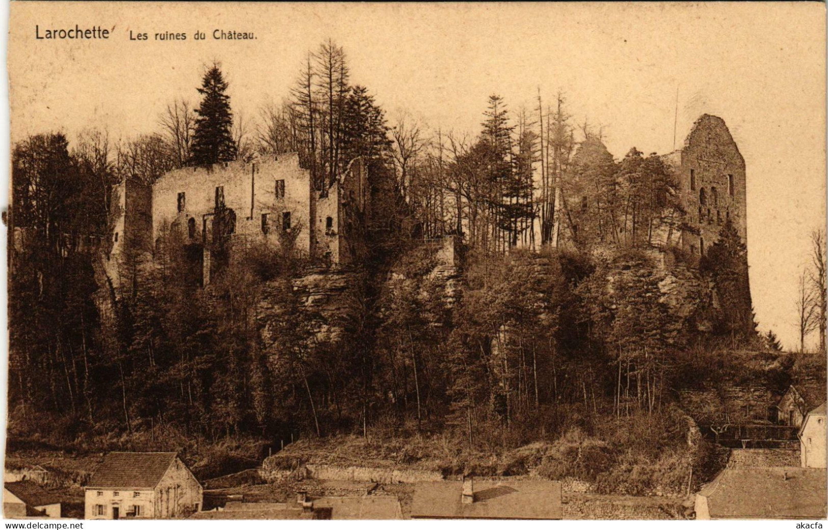 CPA AK La Rochette Les Ruines Du Chateau LUXEMBURG (803571) - Fels