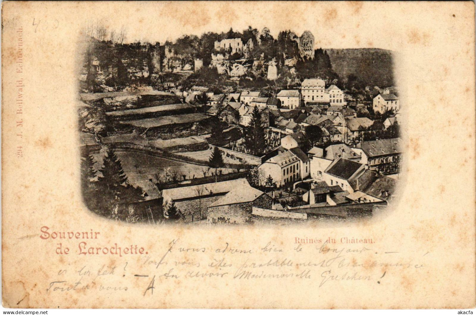 CPA AK La Rochette Ruines Du Chateau LUXEMBURG (803573) - Larochette